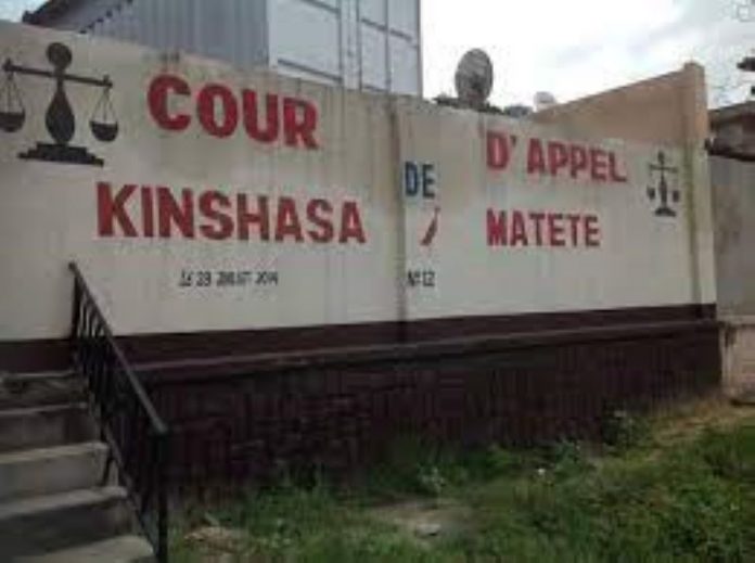 cour d'appel de kinshasa matete