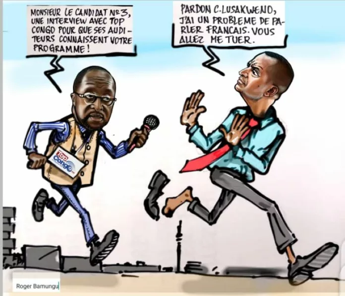 caricature katumbi la fuite