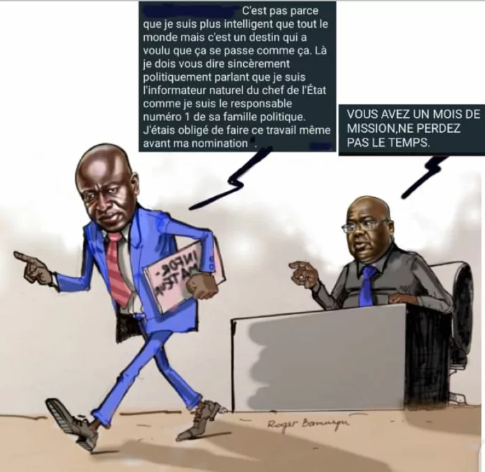 caricature augustin kabuya informateur