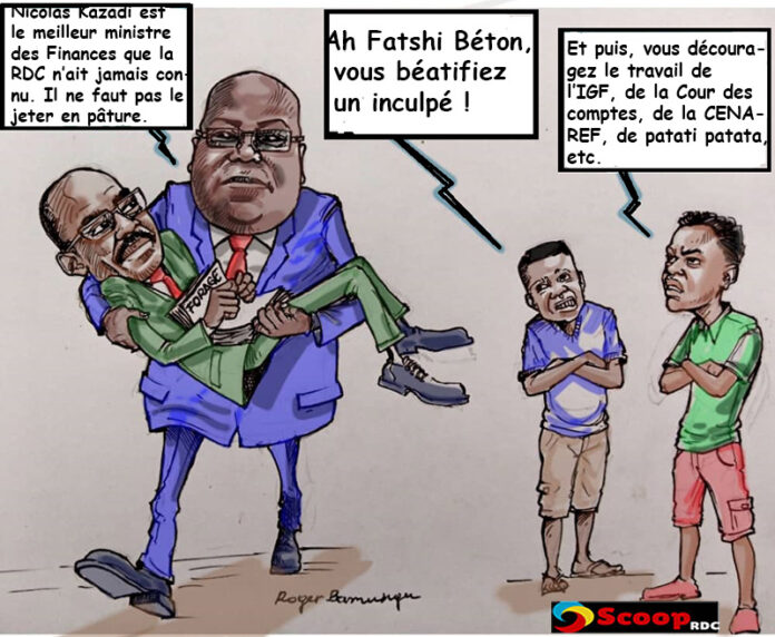 caricature fatshi et nicolas kazadi