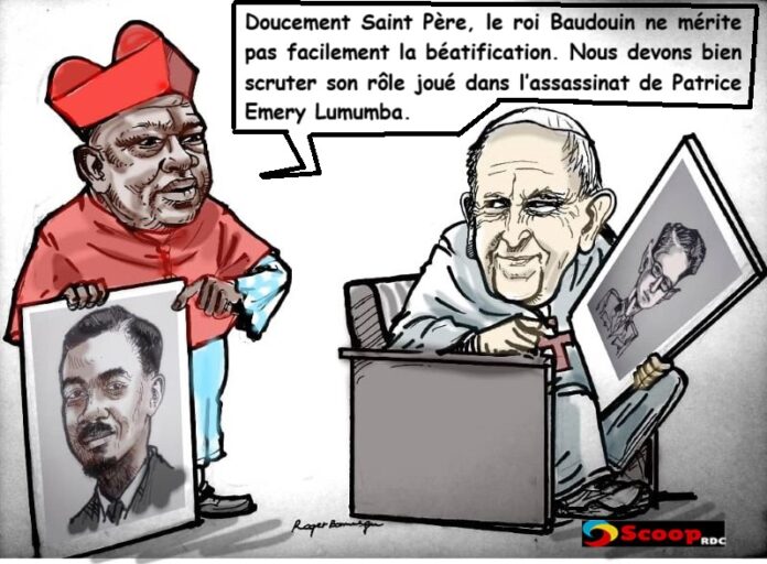 caricature ambongo et pape