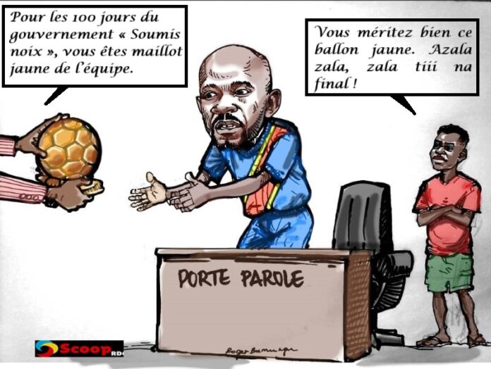 caricature muyaya maillot jaune