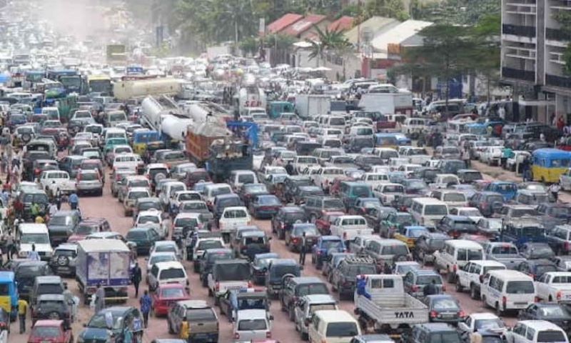 embouteillage kinshasa