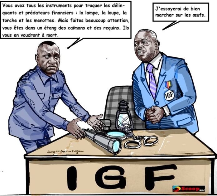 caricature changement à la tête de l'igf