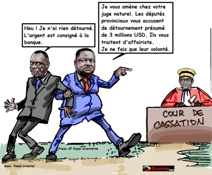 caricature kapo mis en accusation