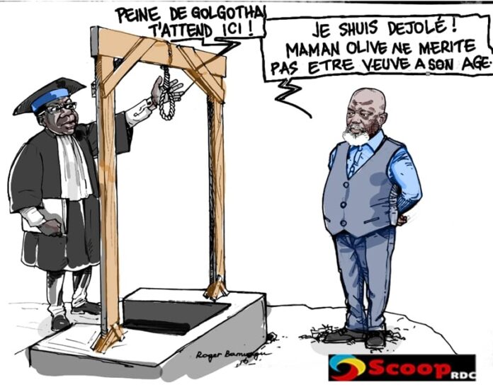 caricature procès kabila