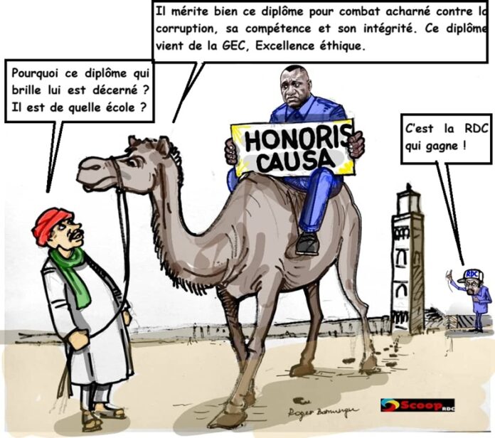 caricature alingete à marrakech