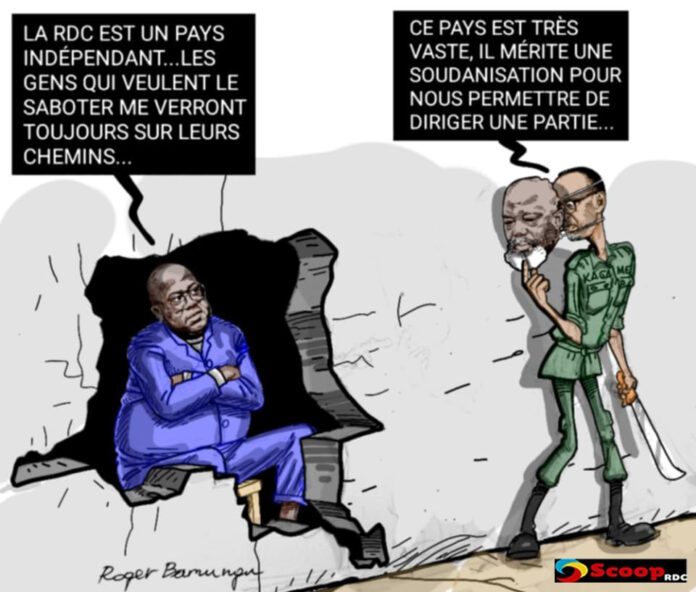 caricature fatshi kagame