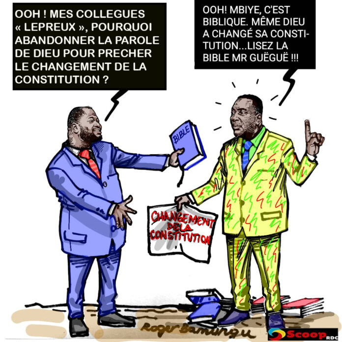 caricature moïse mbiye et godé mpoyi bon